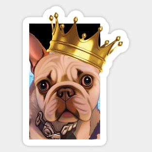 King Frenchie Rocko Sticker